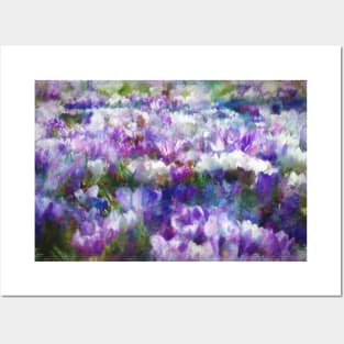 Crocuses After Winter Impressionist Painting Posters and Art